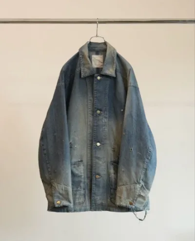 ANCELLM DENIM COVERALL INDIGO サイズ2