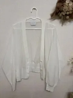 UNITED ARROWS カーディガン ホワイト