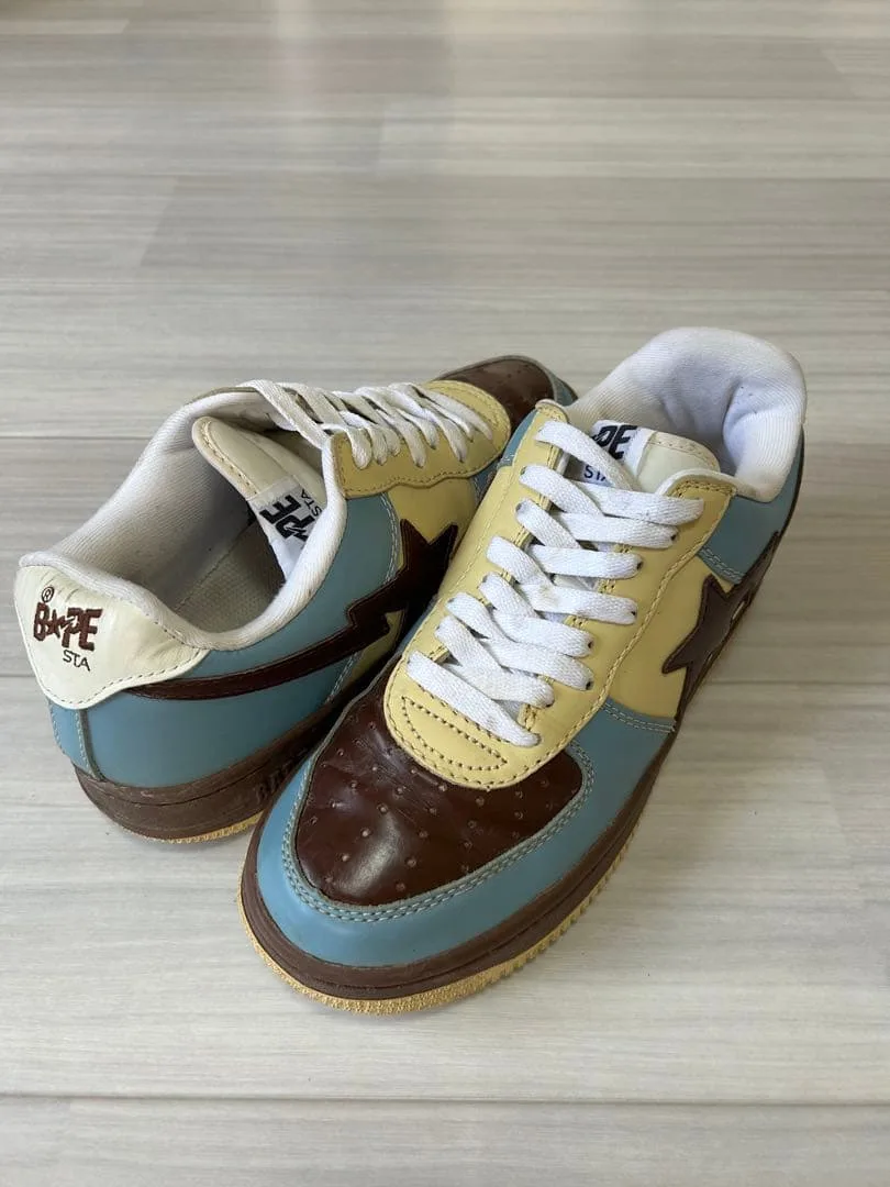 A BATHING APE BAPE STA sneakers 26cm leather