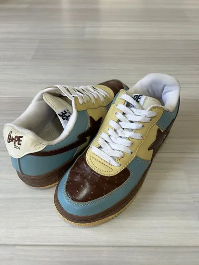 A BATHING APE BAPE STA sneakers 26cm leather