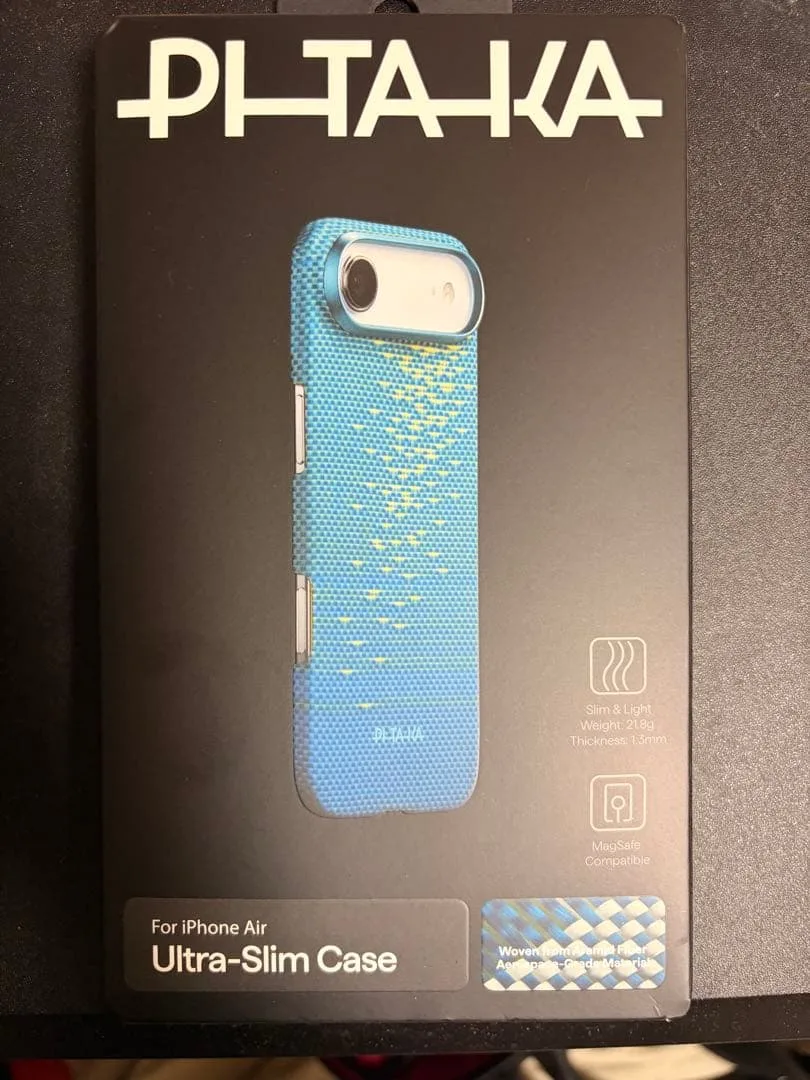 PITAKA 浮光躍金 ‐ Edge Case iPhone Air 青月夢