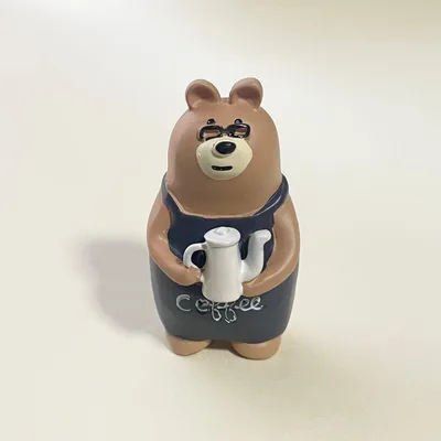 クマの置き物 カフェマスター