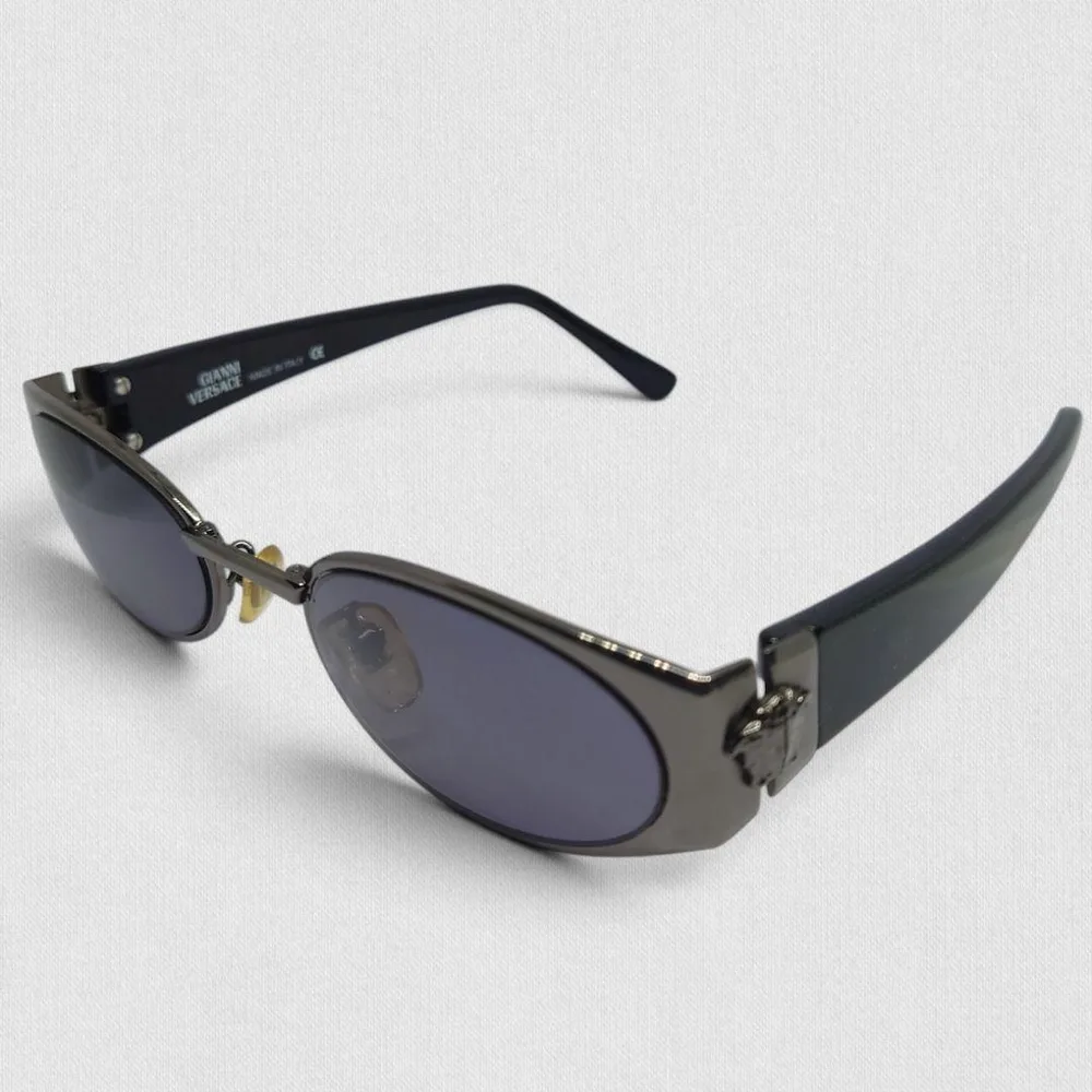 美品 Gianni Versace 1996サングラス ガンメタ メデューサ