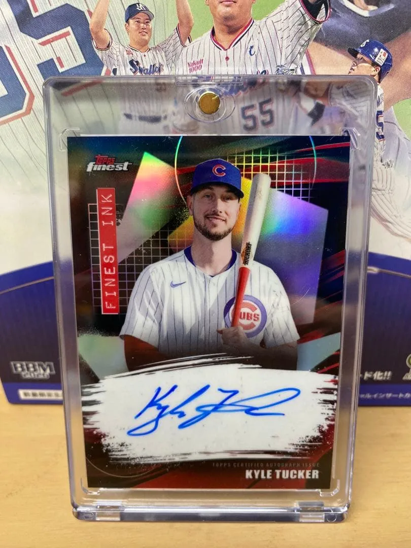 カイル・タッカー直筆サインカードTopps Finest2026