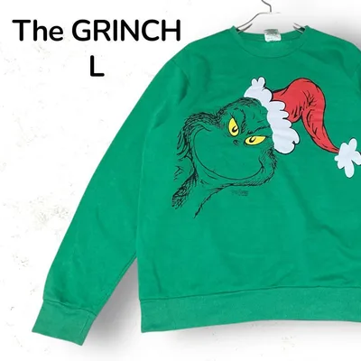 【一点物】The GRINCH ザ・グリンチ スウェット L グリーン 裏起毛