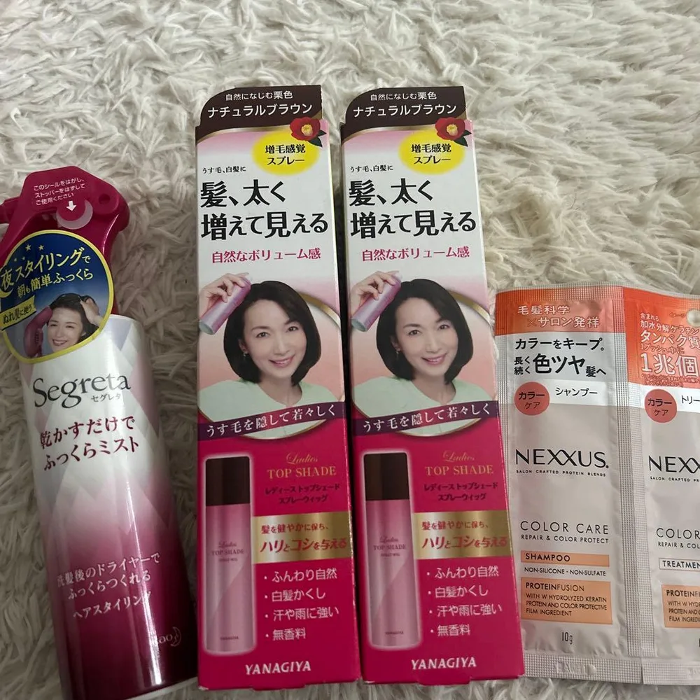 柳屋 レディーストップシェード スプレーウィッグ 2本セット