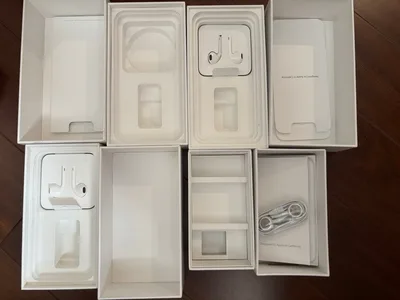 Apple iPhone 空箱4個+未使用純正イヤホン・付属品まとめ売り
