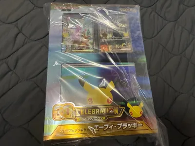 【新品未開封】30th プレミアムデッキセット エーフィ・ブラッキー 箱傷あり