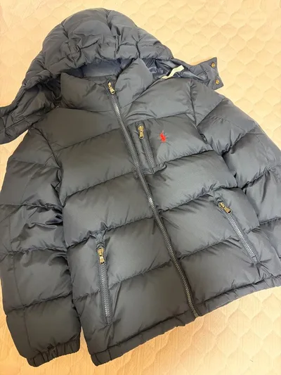 【クリーニング済】ラルフローレン ダウンジャケット 140