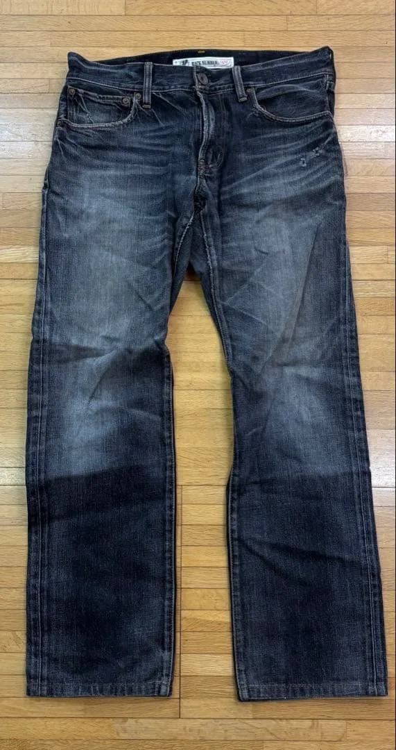 BACK NUMBER バックナンバー デニムパンツ 色落ち 濃紺