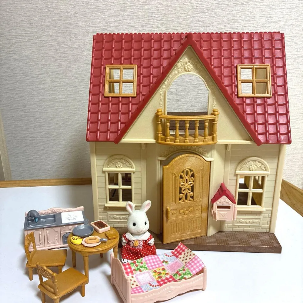 シルバニアファミリー 赤い屋根のおうち 家具・小物セット