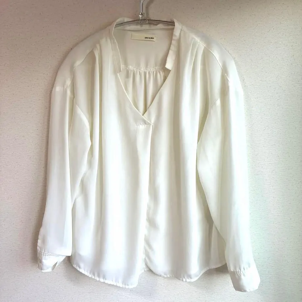 SHOO・LA・RUE ホワイト ブラウス 長袖 M