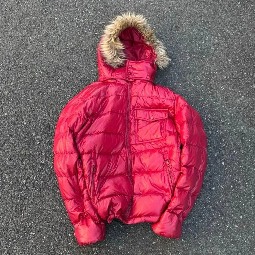 old uniqlo puffer far down jacket y2k