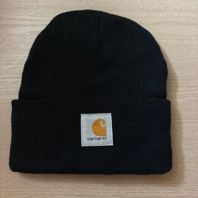 Carhartt ニット帽 ブラック A18-BLK