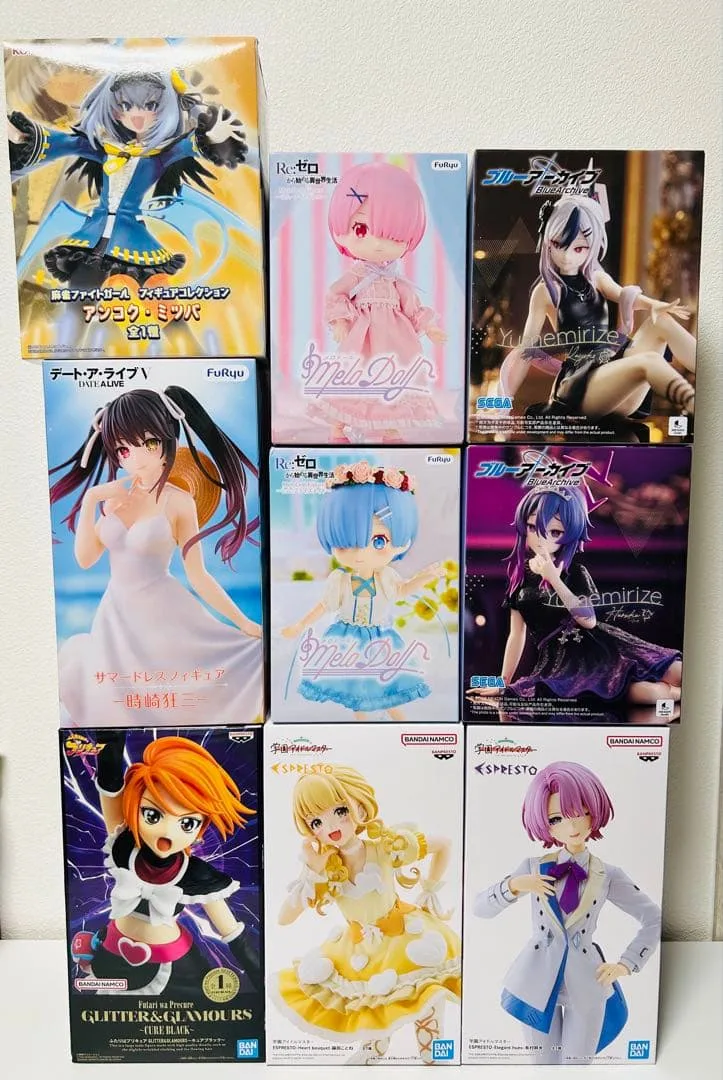 美少女プライズフィギュア 9体セット