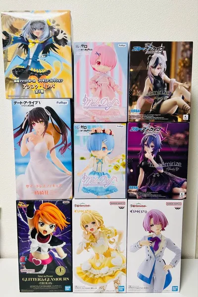 美少女プライズフィギュア 9体セット