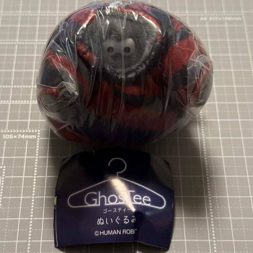 【ゼブラ】GhosTee ゴースティー ぬいぐるみ マスコットキーホルダー