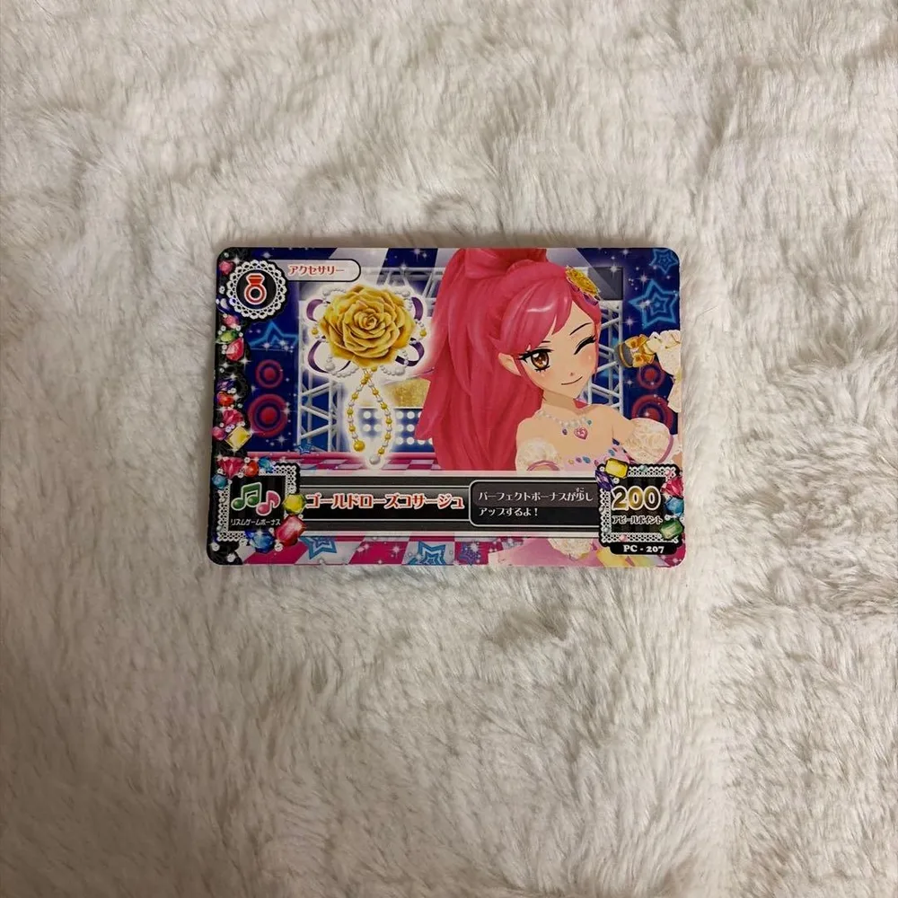 アイカツ ゴールドローズコサージュ