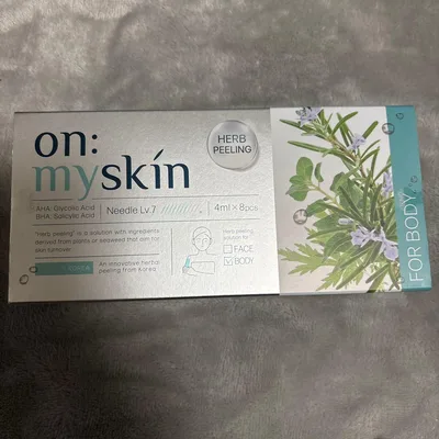 on: myskin ハーブピーリング 4ml x 8pcs