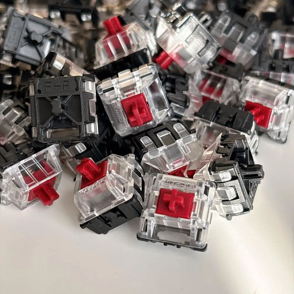 Gateron KS-15 Red 赤軸 Optical 光学式スイッチ 70個