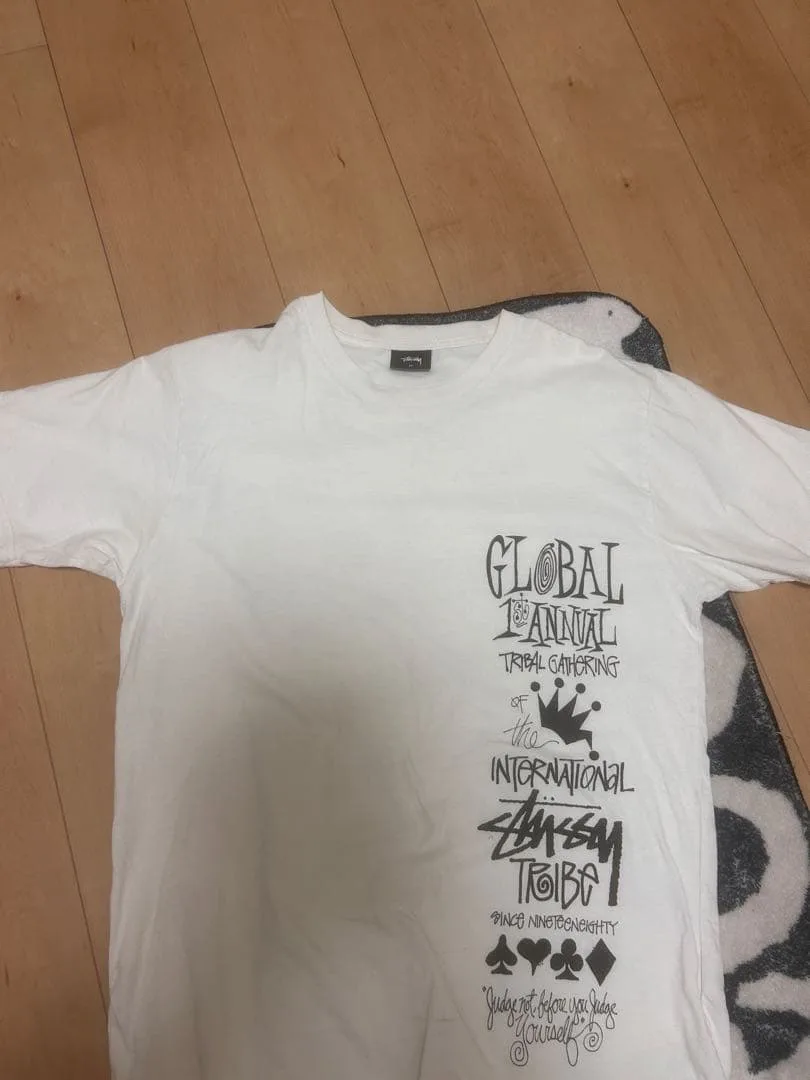 STUSSY 半袖 Tシャツ ホワイト Sサイズ