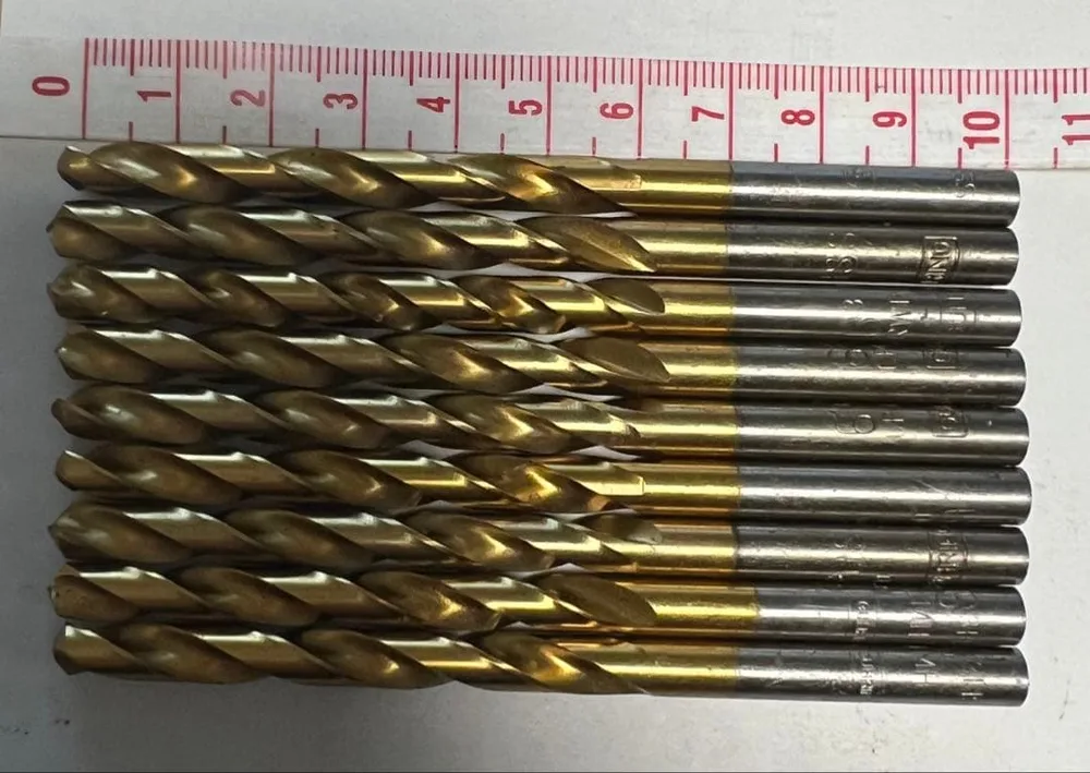 GUHRING グーリング HSS 6.3mm TiNコート 9本セット