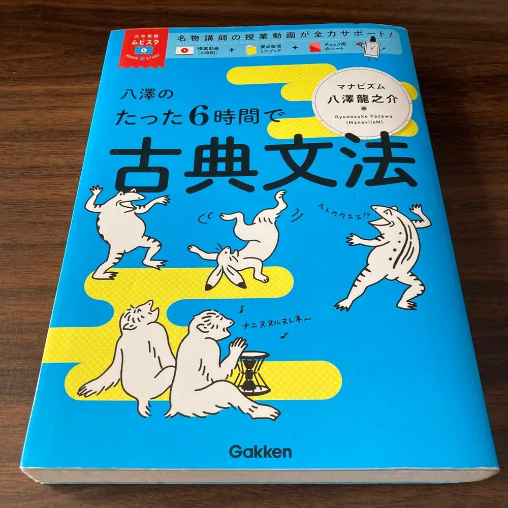 八澤のたった6時間で古典文法(書き込みあり。)