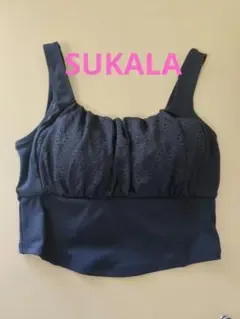 値下げ!SUKALA フラワーレースブラトップ黒 Sサイズ スカーラLAVAラバ