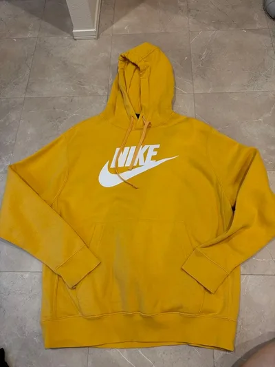 NIKE パーカー イエロー XLサイズ