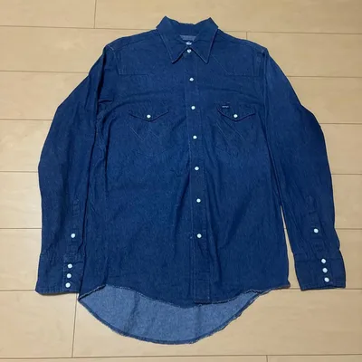 80s Wrangler ラングラー 70127MW デニムシャツ 16-34