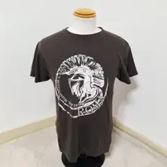 90s~00s ローマ建国 グラディエーター Tシャツ 古着【M】黒 ビッグロゴ