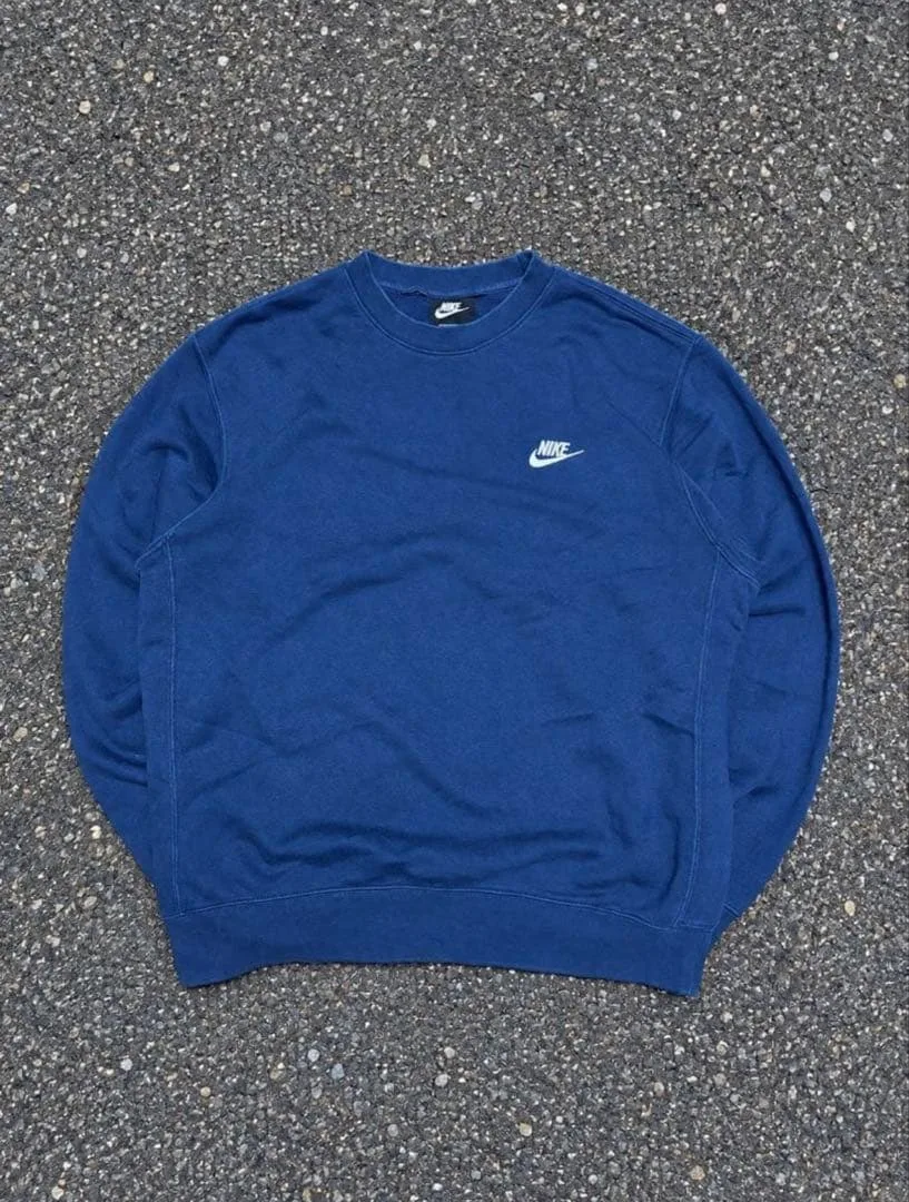 【人気定番モデル】NIKE スウェット トレーナーブラック NIKE刺繍ロゴ