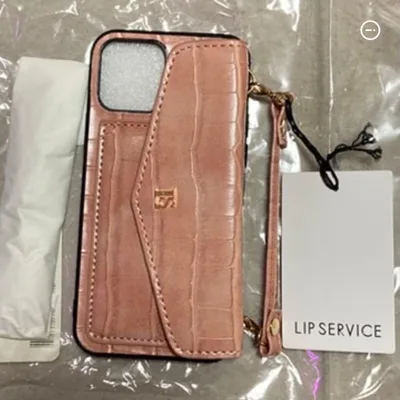 LIP SERVICE LSプレート iPhone11 ピンク 新品タグ付き