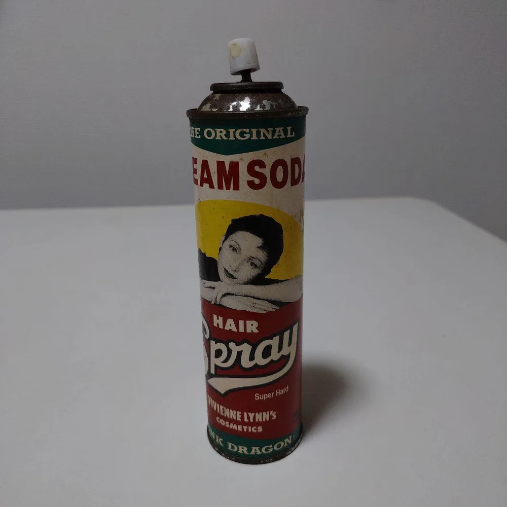 CREAM SODA ドラゴンスプレーA ヘアスプレー 空缶 ジャンク