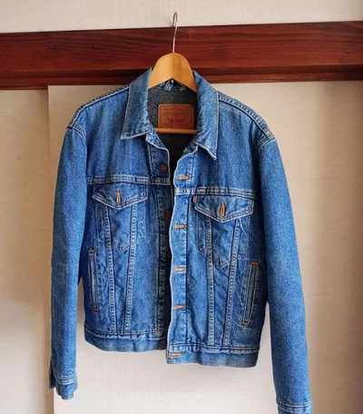 80s USA製 Levi`s 70506 0316 ブランケット 38