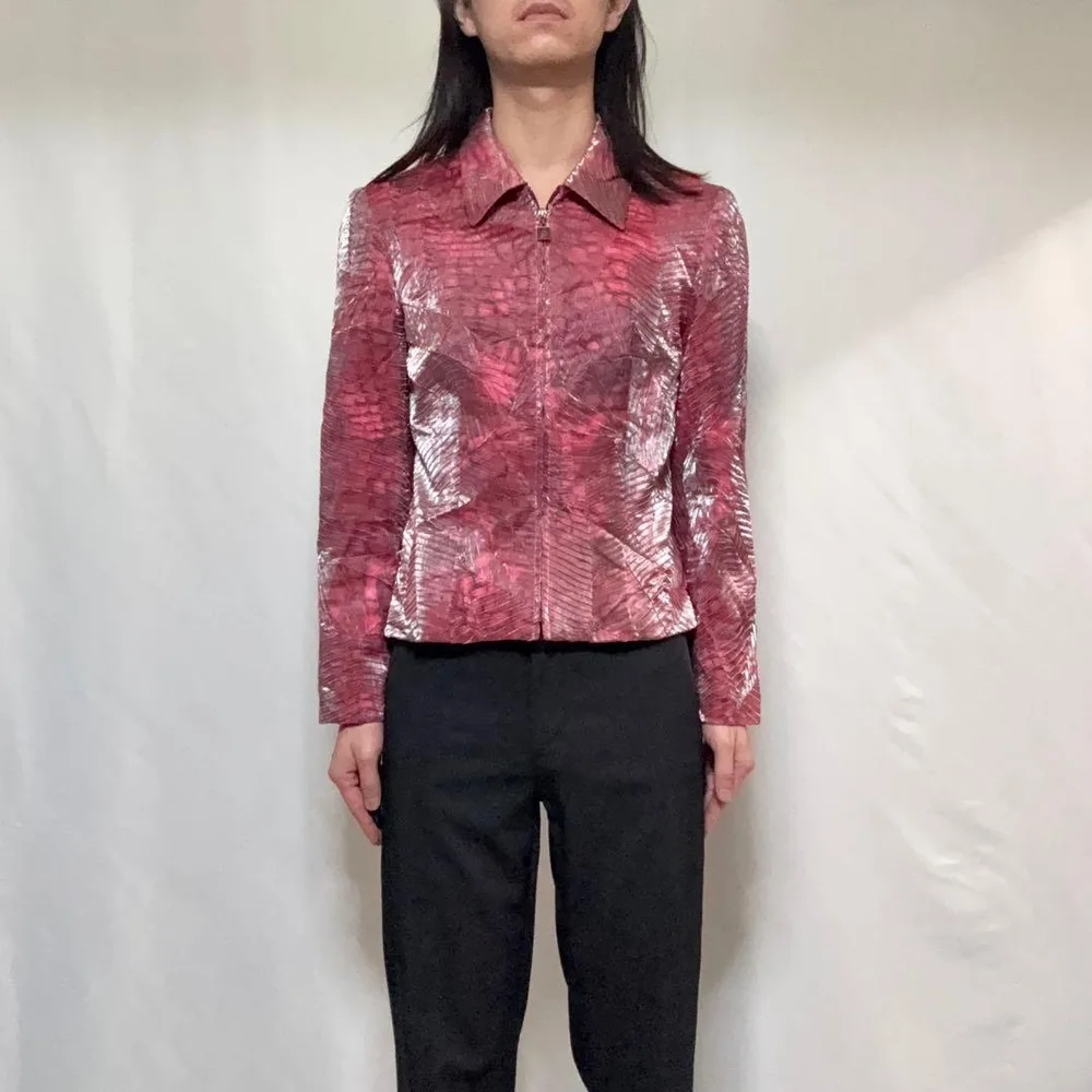 80s archive textured drizzler jacket y2k