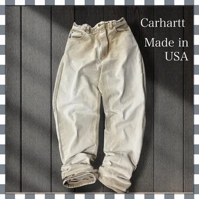 7452/Carhartt B72 Duck กางเกงทำงาน Made in USA 34x36