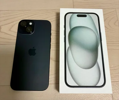 Apple iPhone 15 Black 128GB ブラック 本体+箱セット