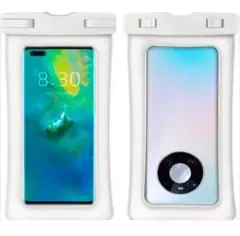 スマホ 防水ケース 水に浮くタイプ IPX8認定 海プール カバー 携帯 未使用