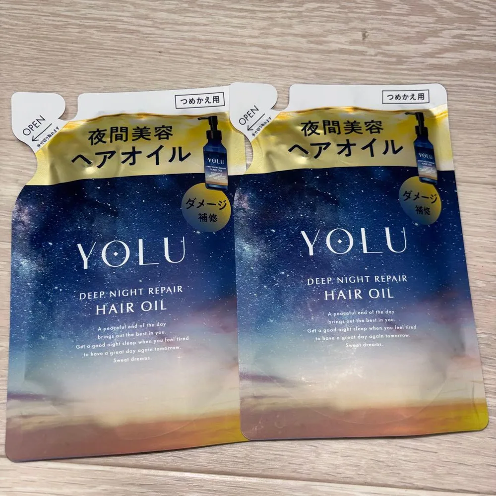 YOLU ディープナイトリペアヘアオイル つめかえ用 2個セット