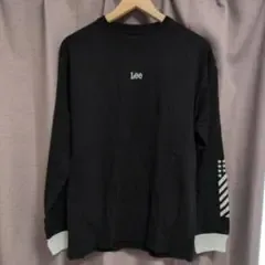 Lee メンズ 長袖カットソー ブラック Tシャツ