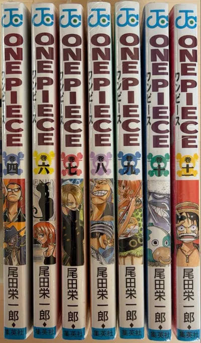 【新品未開封】ONE PIECE 4巻 6巻〜11巻セット
