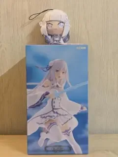 【GIGO限定】Re:ゼロから始める異世界生活 エミリア フィギュア+ちびぐるみ