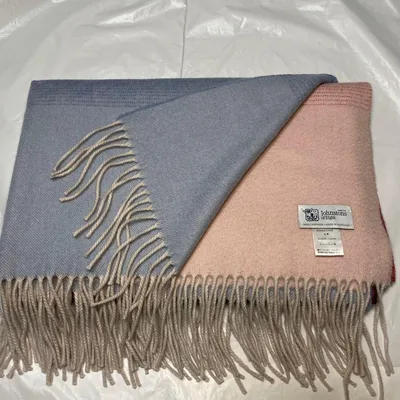 極美品 ジョンストンズ カシミヤ100% 大判ストール グラデーション 国内正規
