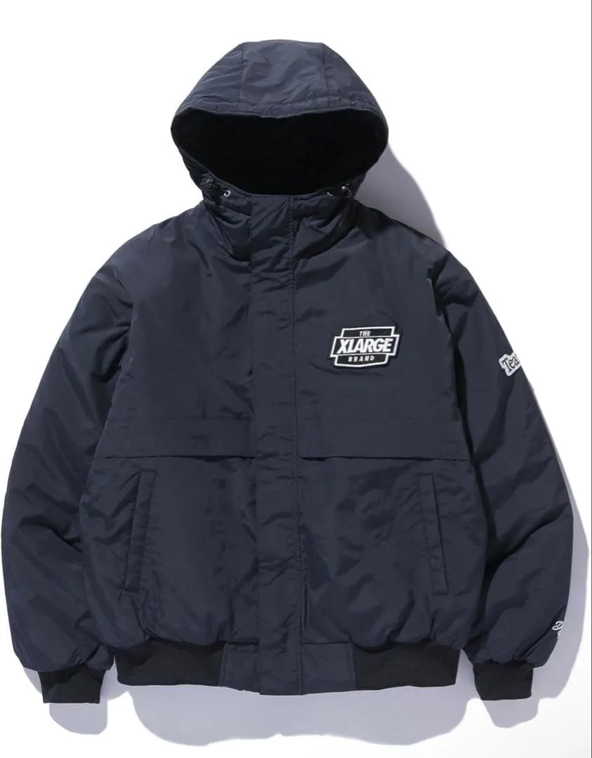 XLARGE NYLON PUFFER JACKET ブラック S