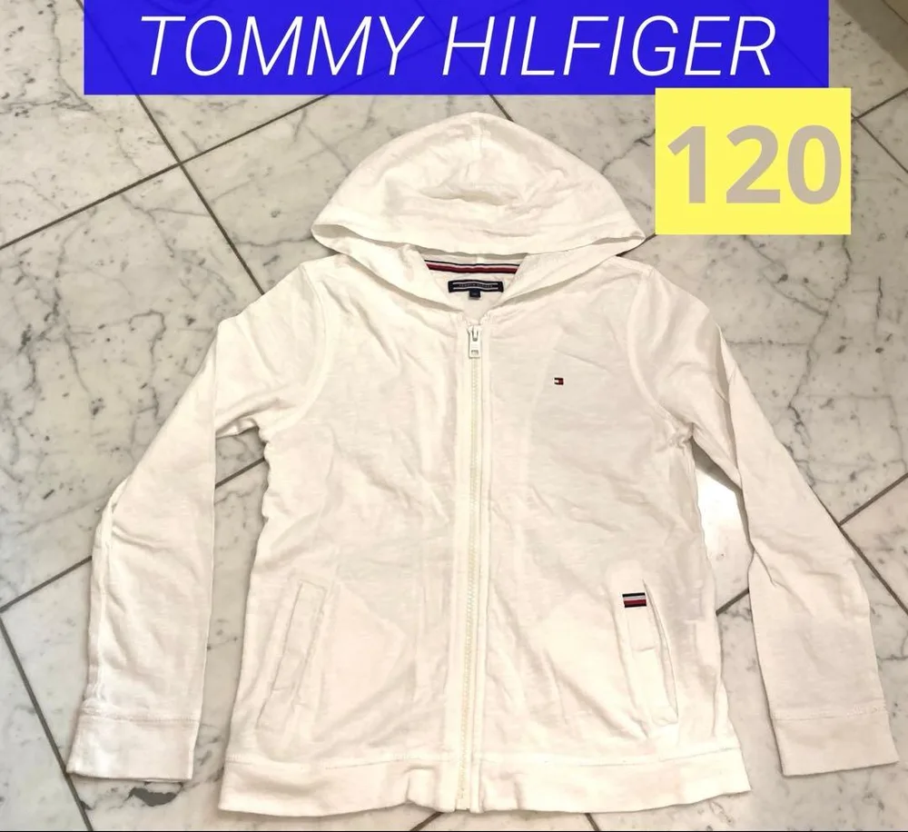 TOMMY HILFIGER トミー 120 キッズ ジップアップ パーカー