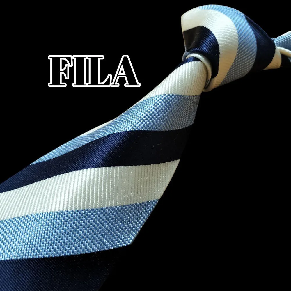 ★FILA★ フィラ ネイビー/ホワイト/ブルー系 ストライプ