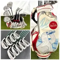 本格派 メンズゴルフクラブ 14本 フルセット 希少品 コカ・コーラ お勧め