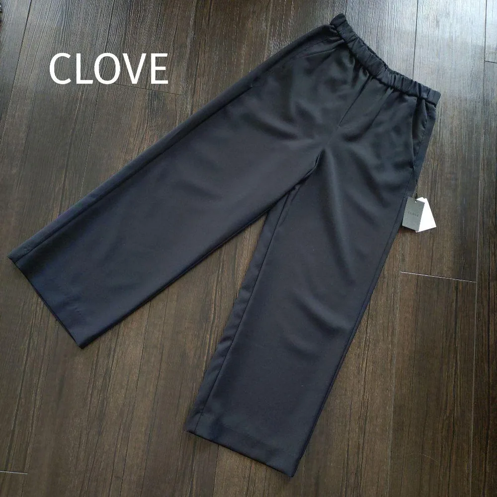 【新品】CLOVE ワイドパンツ ブラック