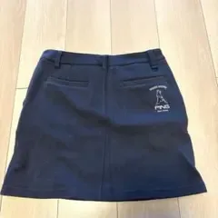 PING レディース ゴルフスカート ネイビー L